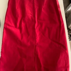 Elegant Red Women's Skirt